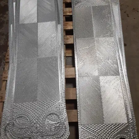 cleaned heat exchanger plates