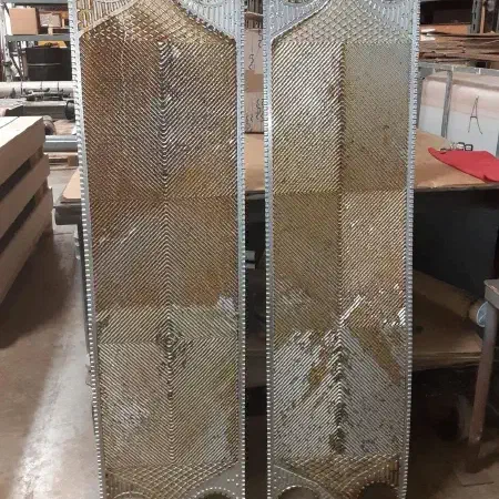 fouled heat exchanger plates